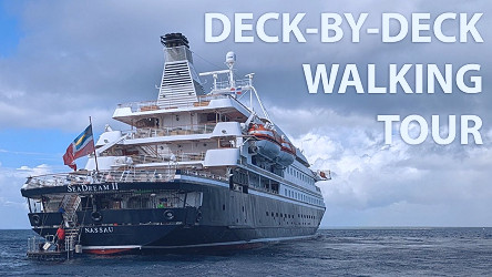 SeaDream II Cruise Ship Walkthrough - YouTube